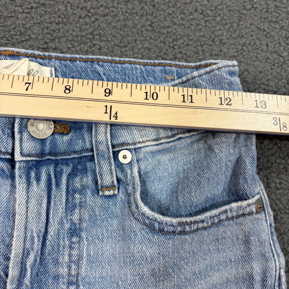 Madewell Jeans Womens 25 Light Blue The Perfect Vintage Crop Distressed 8589 - Picture 4 of 10